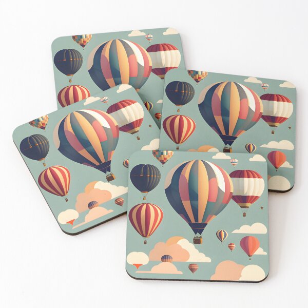 Item preview, Hot Air Balloons in Clouds designed and sold by IndieDivision.
