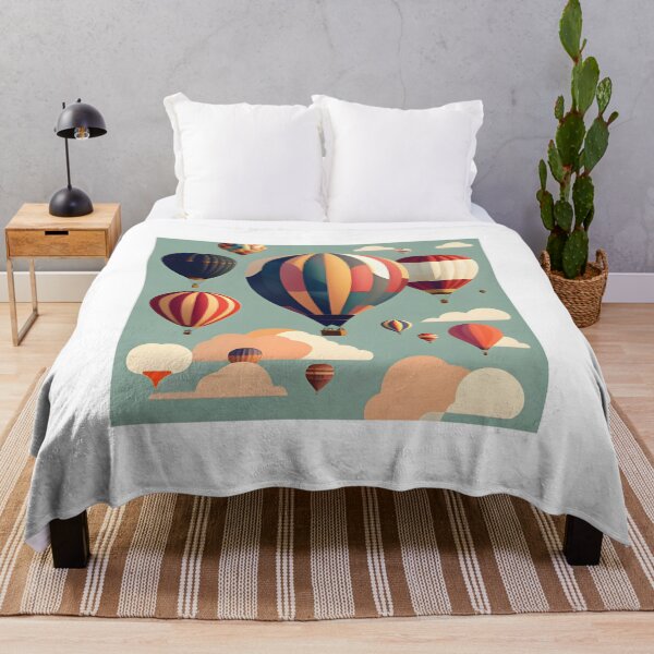 Item preview, Hot Air Balloons in Clouds designed and sold by IndieDivision.