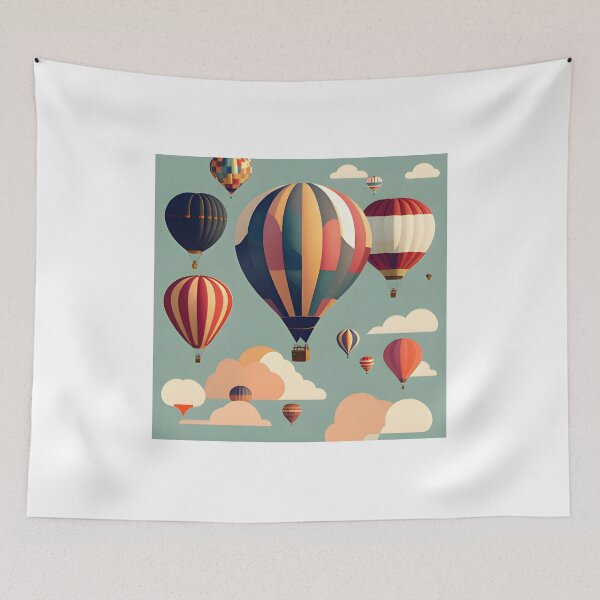 Item preview, Hot Air Balloons in Clouds designed and sold by IndieDivision.