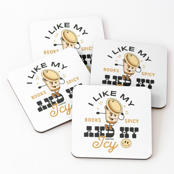 Item preview, i like my books spicy and my coffee icy designed and sold by PopPizzazz.