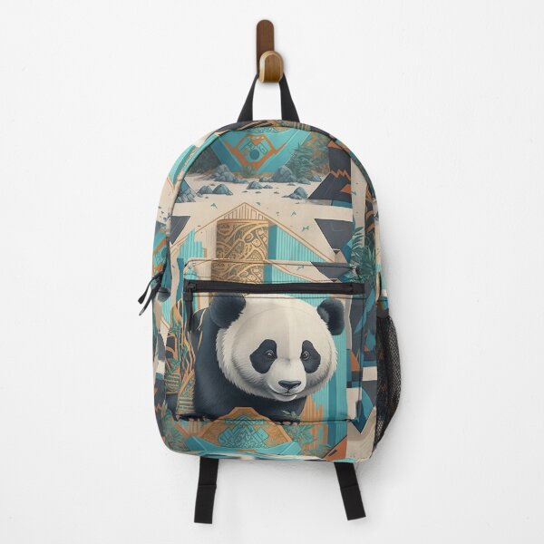 Item preview, Panda bear graffiti mural illustration charming pleasing colours designed and sold by Meena-tta.
