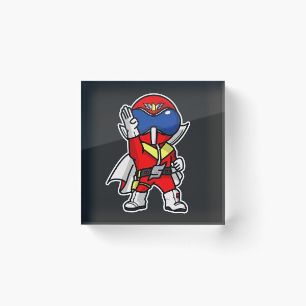 Item preview, AkaRanger Himitsu Sentai Gorenger Goranger Super Sentai Chibi Kawaii designed and sold by mattzwug-draws.
