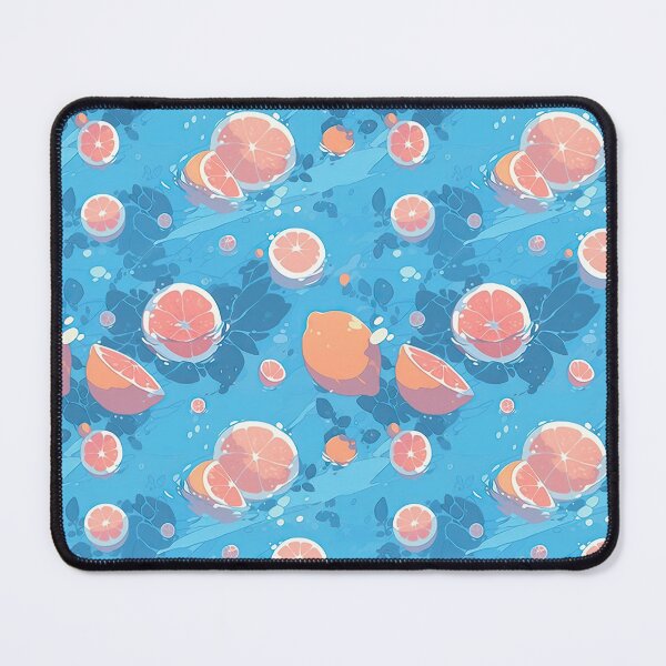 Item preview, Vibrant Anime Art of Grapefruits in a Cool Blue Pool designed and sold by Thresh-prince.
