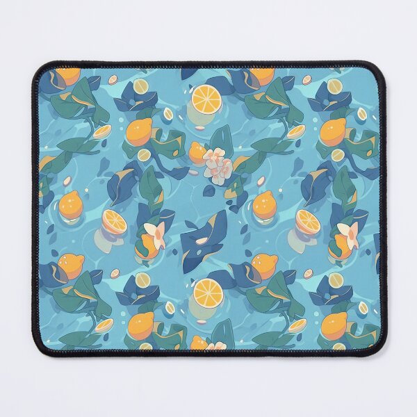 Item preview, Vibrant Anime Art of Lemons in a Cool Blue Pool designed and sold by Thresh-prince.
