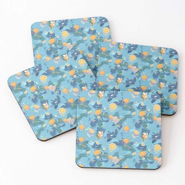 Item preview, Vibrant Anime Art of Lemons in a Cool Blue Pool designed and sold by Thresh-prince.