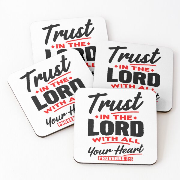 Item preview, Proverbs 3:5 Trust In The LORD With All Your Heart designed and sold by plushism.