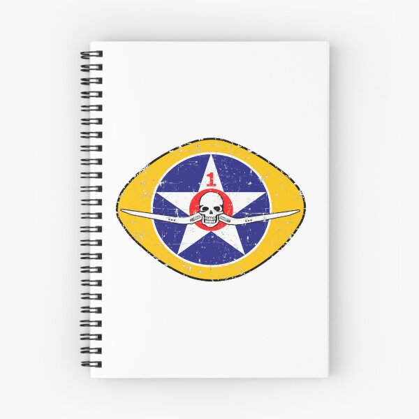 Aperçu de l'œuvre USMC - VMF-124Marine Fighter Squadron - Emblème de la Seconde Guerre mondiale - Style Grunge créée et vendue par MeroliStore.
