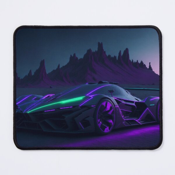 Item preview, Neon Fusion: A Striking Formula 1 Car Design with Cyberpunk Vibes designed and sold by RedArtG09.
