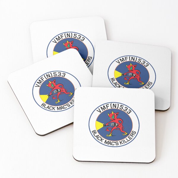 Item preview, USMC - VMA(N) 533 - Marine Night Fighter Squadron -Black Mac_s Killers - Clean designed and sold by MeroliStore.