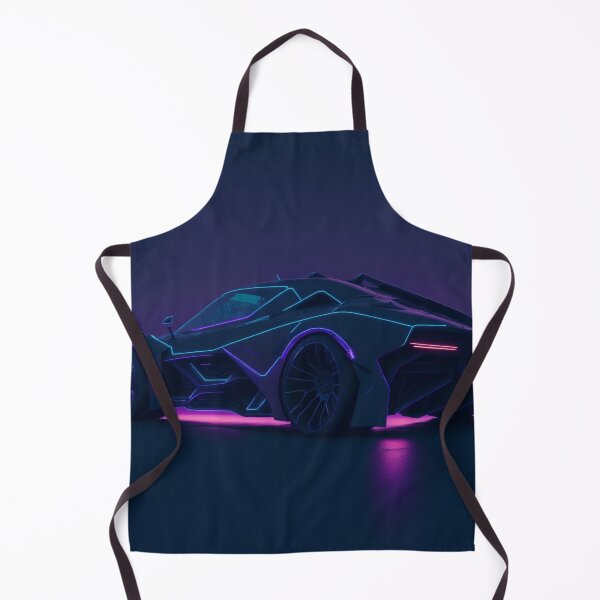 Aperçu de l'œuvre Glowing Speed: A Futuristic Formula 1 Car Bathed in Neon and Cyberpunk Colours créée et vendue par RedArtG09.