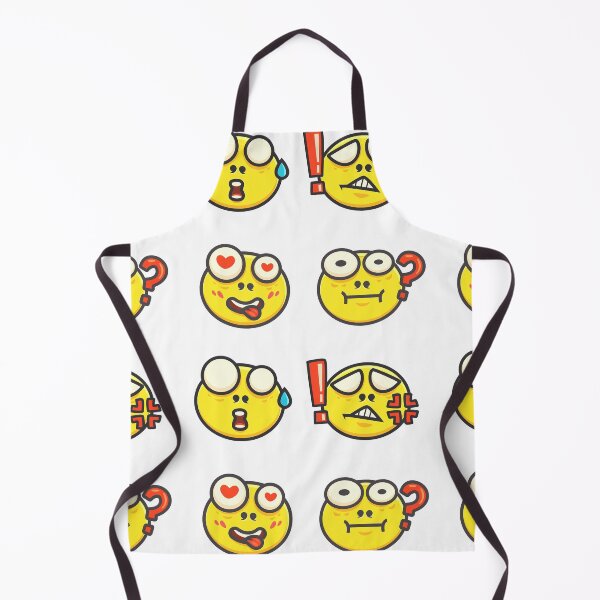 Item preview, pack of four yellow emoticon stickers designed and sold by SceneryStudio.