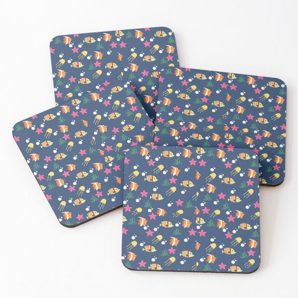 Item preview, Seamless Seas: Ocean Animal Patterns and Textures designed and sold by Munchable Bites.
