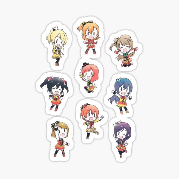 Love Live! Sunny Day Song Chibi Stickers Sticker