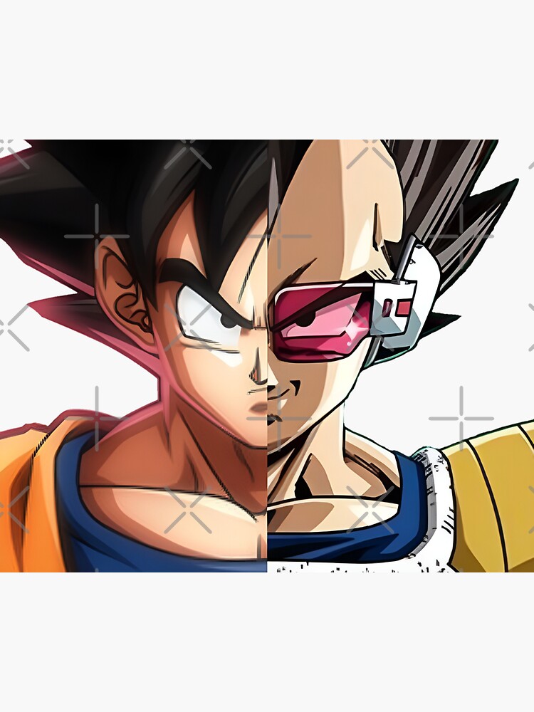 Goku x Vegeta vs Moro arc Sticker for Sale by otakubento2020