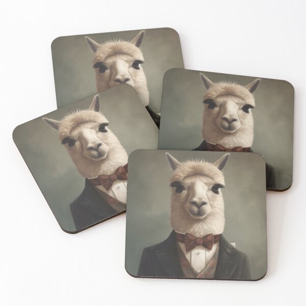 Item preview, Alpaca in a Suit - Victorian 1800s Style designed and sold by artbybodhi.
