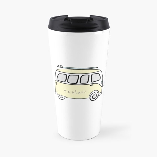 yellow explore volkswagon Travel Mug