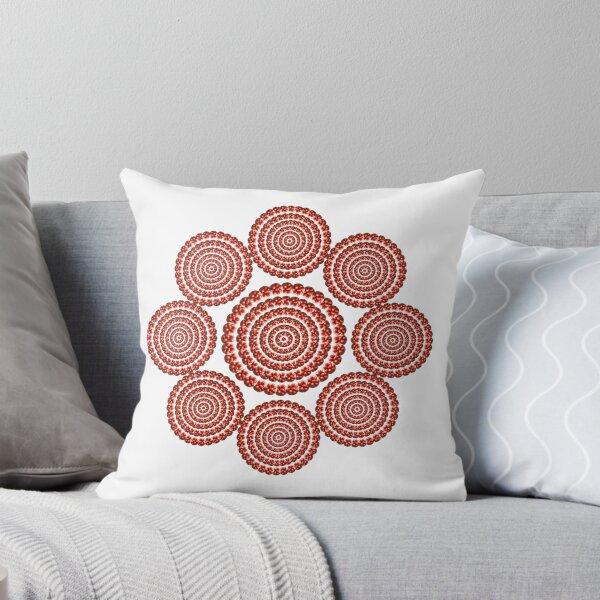 Item preview, Concentric Circles Orange designed and sold by Picture-Dot-Art.