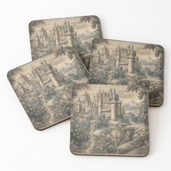 Item preview, French Castle Tapestry designed and sold by hamptonstyle.