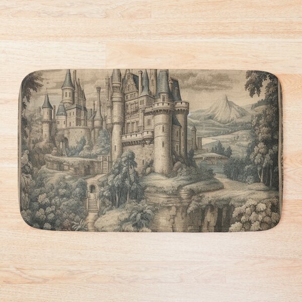 Item preview, French Castle Tapestry designed and sold by hamptonstyle.