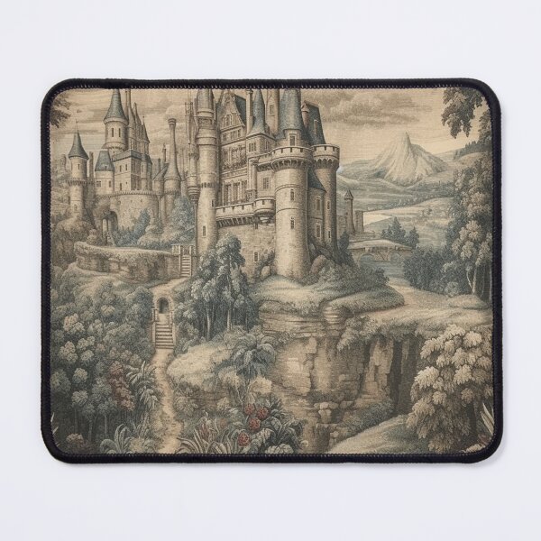 Item preview, French Castle Tapestry designed and sold by hamptonstyle.