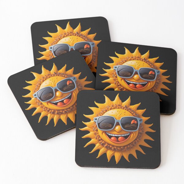 Item preview,  Cute and Adorable Charming Smiling Sun With Sunglasses designed and sold by PC-artist.