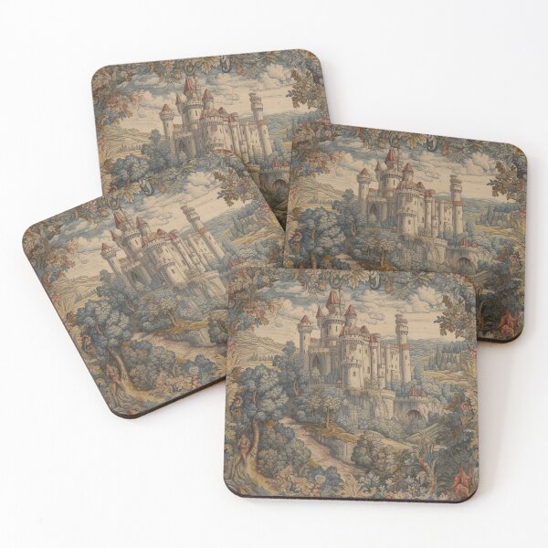 Item preview, French Castle Tapestry II designed and sold by hamptonstyle.
