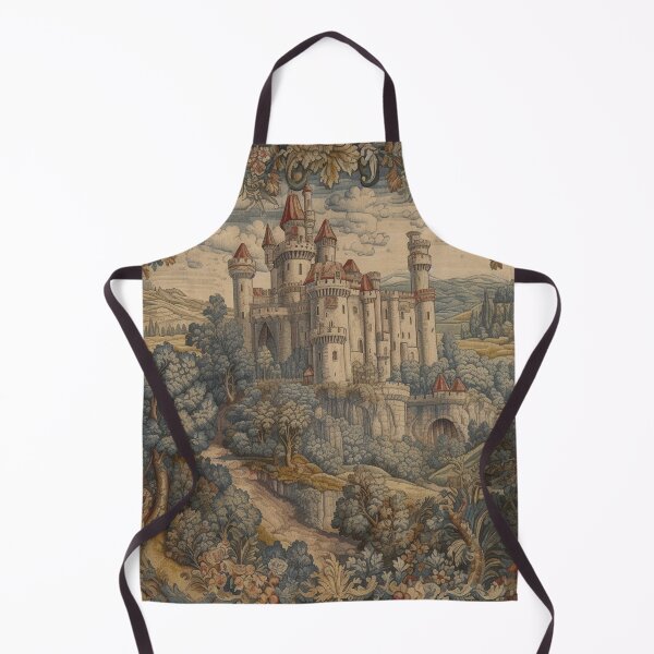 Item preview, French Castle Tapestry II designed and sold by hamptonstyle.