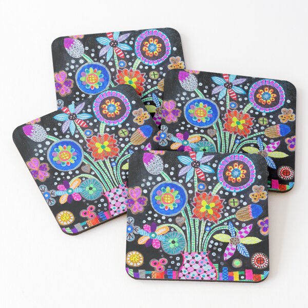 Item preview, Vase with flowers designed and sold by Klara Ward.
