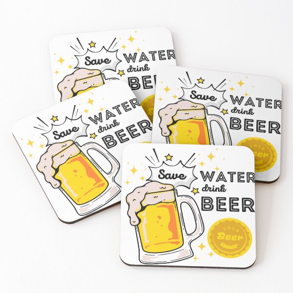 Item preview, Save water drink beer designed and sold by TheMiniMeg.