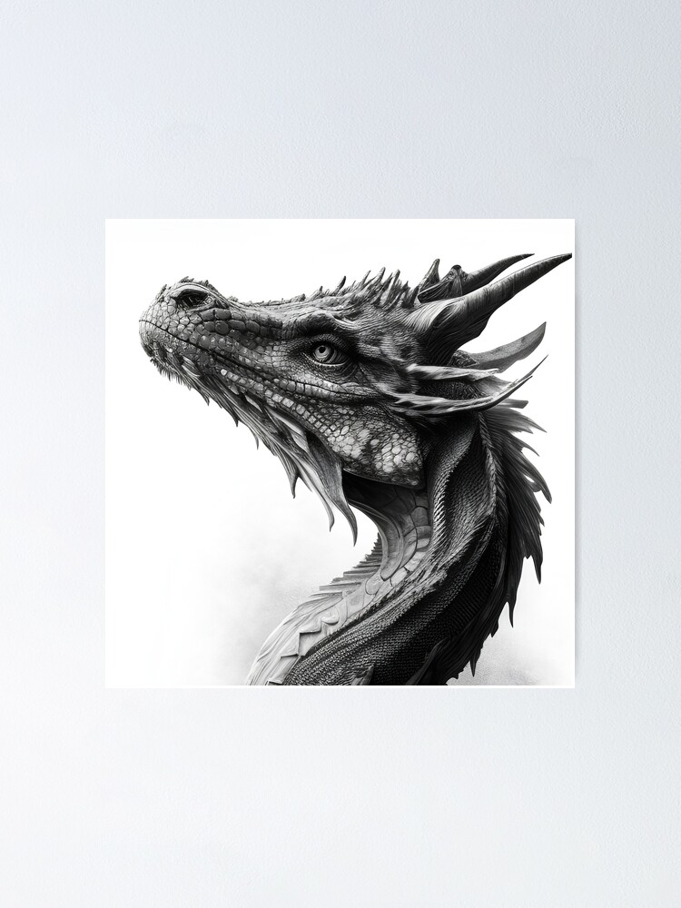 Realistic Dragon Drawing