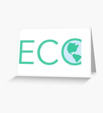 ECO Logo Greeting Card