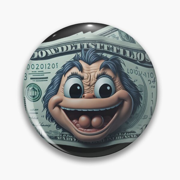 Item preview,  Cute and Adorable Charming Smiling Dollar Bill Banknote designed and sold by PC-artist.