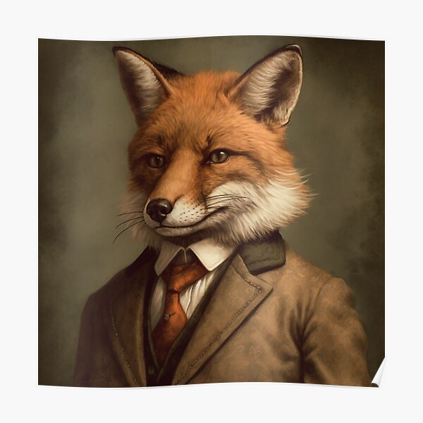 Fox Art Posters for Sale | Redbubble