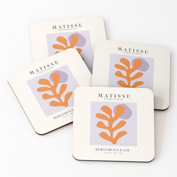 Item preview, Matisse Papiers Découpés Purple Orange Purple designed and sold by ahumbleconcept.