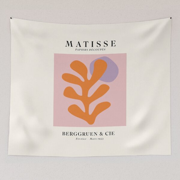 Item preview, Matisse Papiers Découpés Blush Orange Purple designed and sold by ahumbleconcept.