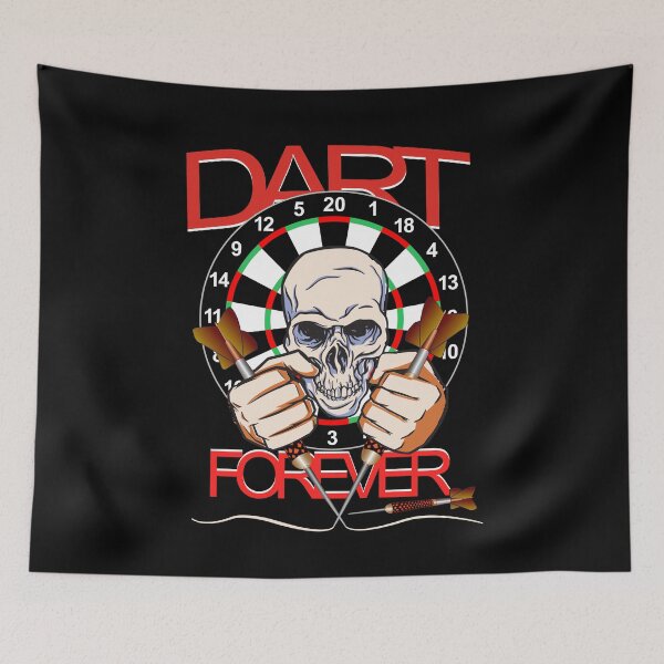 Item preview, Dart Forever is a skull-style dart motif for dart athletes and dart professionals with their own style. designed and sold by ChrUzDesigner.