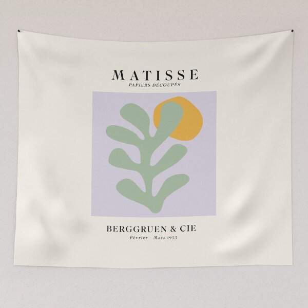 Item preview, Matisse Papiers Découpés Purple Green Yellow designed and sold by ahumbleconcept.