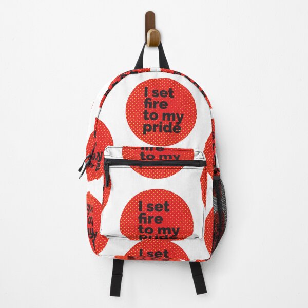 Item preview, I Set Fire To My Pride - LETRAS - EBTG - RED YELLOW designed and sold by SorryFrog.