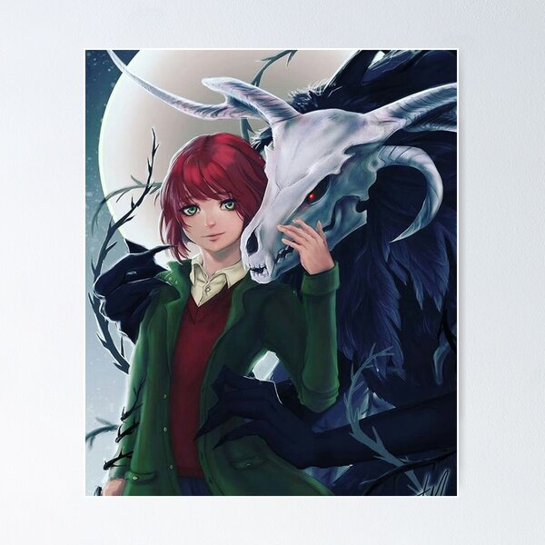 .com: The Ancient Magus Bride (Mahou Tsukai no Yome) Anime Fabric  Wall Scroll Poster (32x45) Inches: Posters & Prints