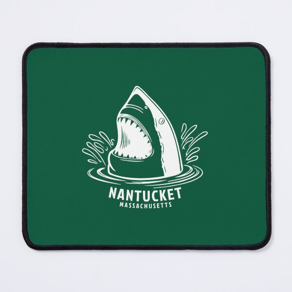 Item preview, Nantucket Massachusetts MA Atlantic Ocean Great White Shark   designed and sold by LakuLakuNeon.