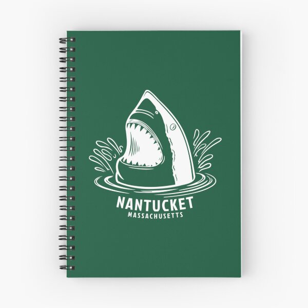 Item preview, Nantucket Massachusetts MA Atlantic Ocean Great White Shark   designed and sold by LakuLakuNeon.