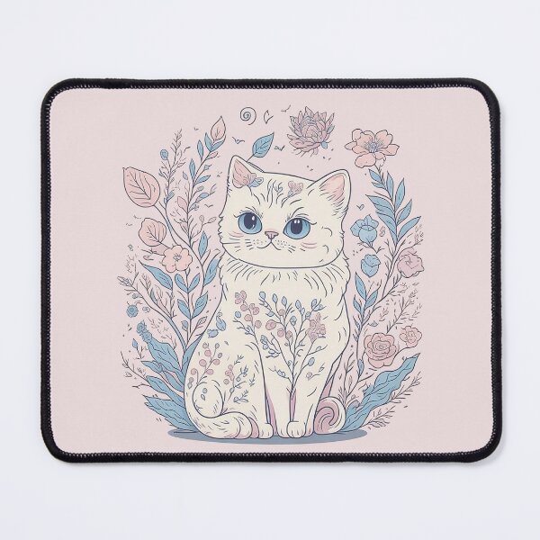 Item preview, Cat Whispers Floral designed and sold by pigipeach.