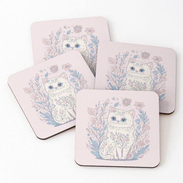 Item preview, Cat Whispers Floral designed and sold by pigipeach.
