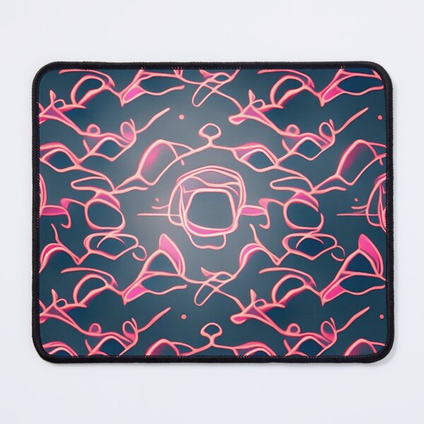 Item preview, Quirky Blue and Pink Squiggle Pattern designed and sold by Tamas Das.