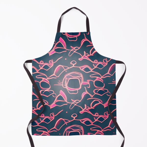 Item preview, Quirky Blue and Pink Squiggle Pattern designed and sold by Tamas Das.