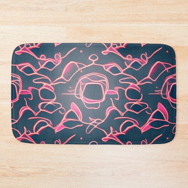 Item preview, Quirky Blue and Pink Squiggle Pattern designed and sold by Tamas Das.