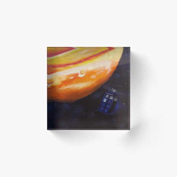 Doctor Who-Tardis in Space Acrylic Block