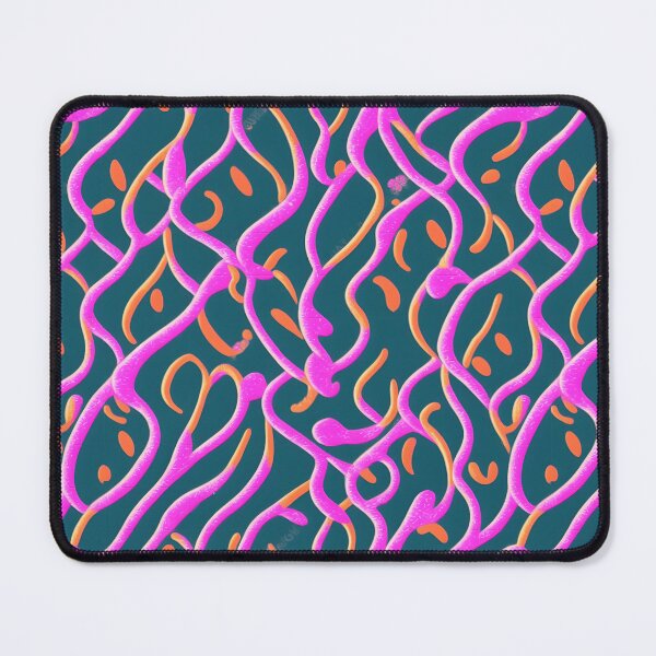 Item preview, Pink Squiggle Pattern designed and sold by Tamas Das.