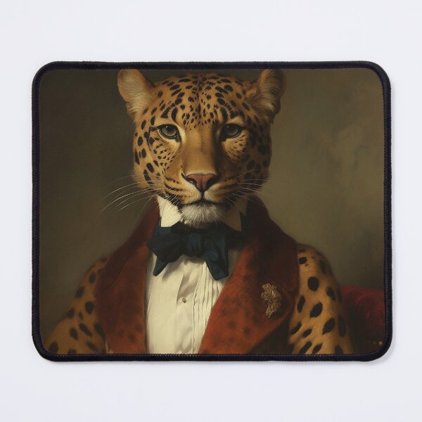 Item preview, Leopard in a Suit - Victorian 1800s Style designed and sold by artbybodhi.