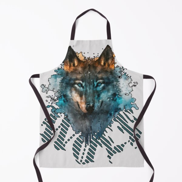 Item preview, Colorful Wolf With Flowers designed and sold by word2world.
